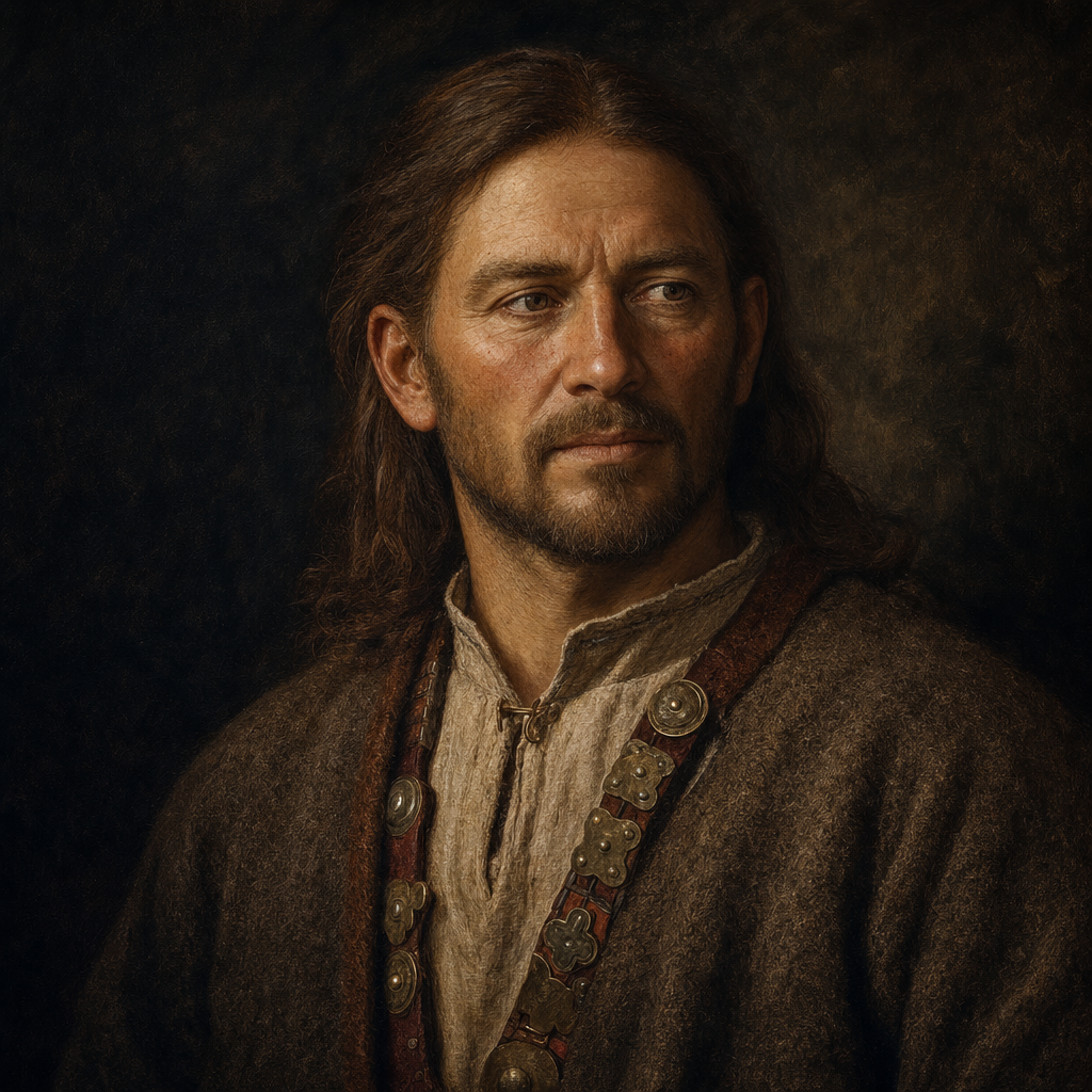 Portrait interpretation of The Avars of the Vienna Basin (AI-generated artwork, not documentary evidence)