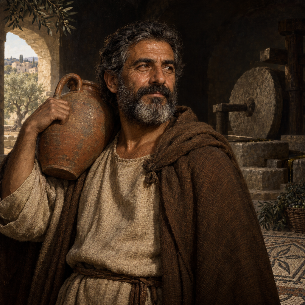 Portrait interpretation of The Byzantine Villagers of Chhîm (AI-generated artwork, not documentary evidence)