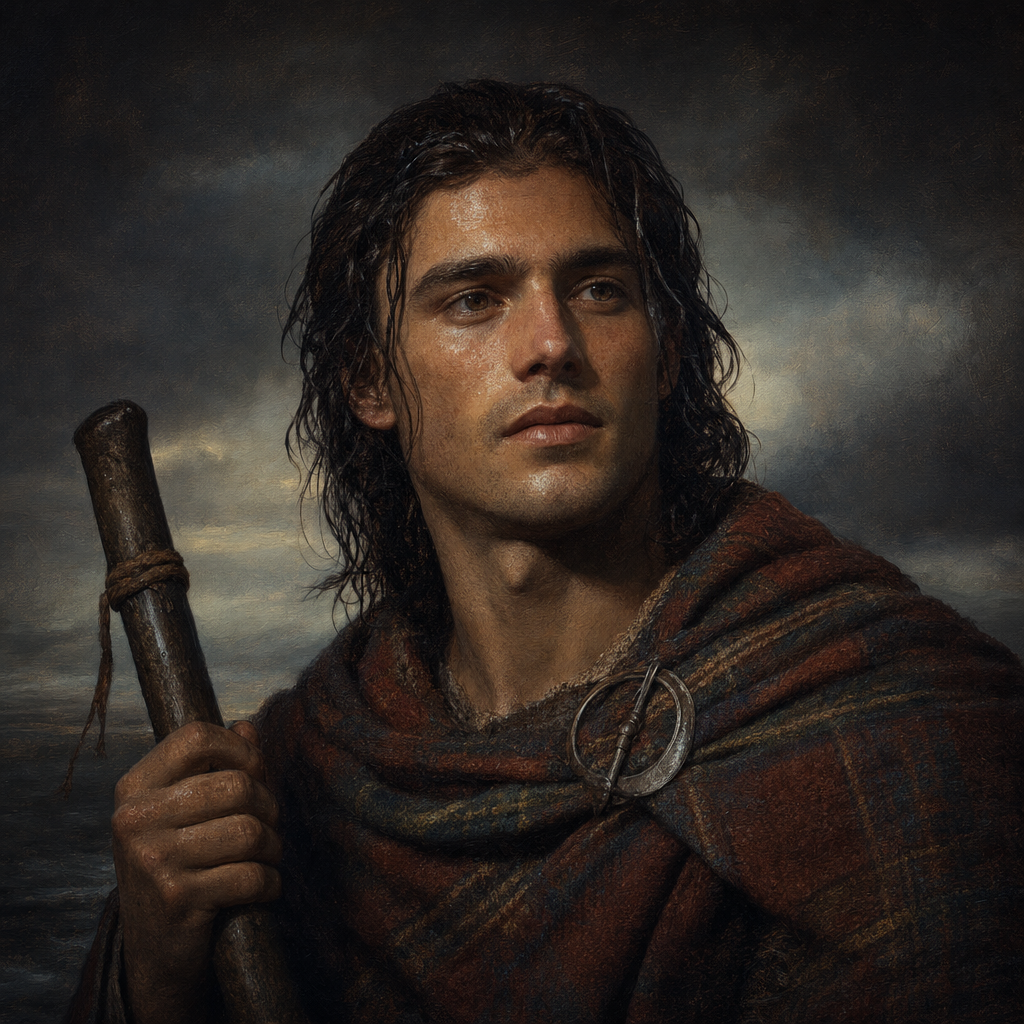 Portrait interpretation of The Celts of the Cornaux Bridge (AI-generated artwork, not documentary evidence)