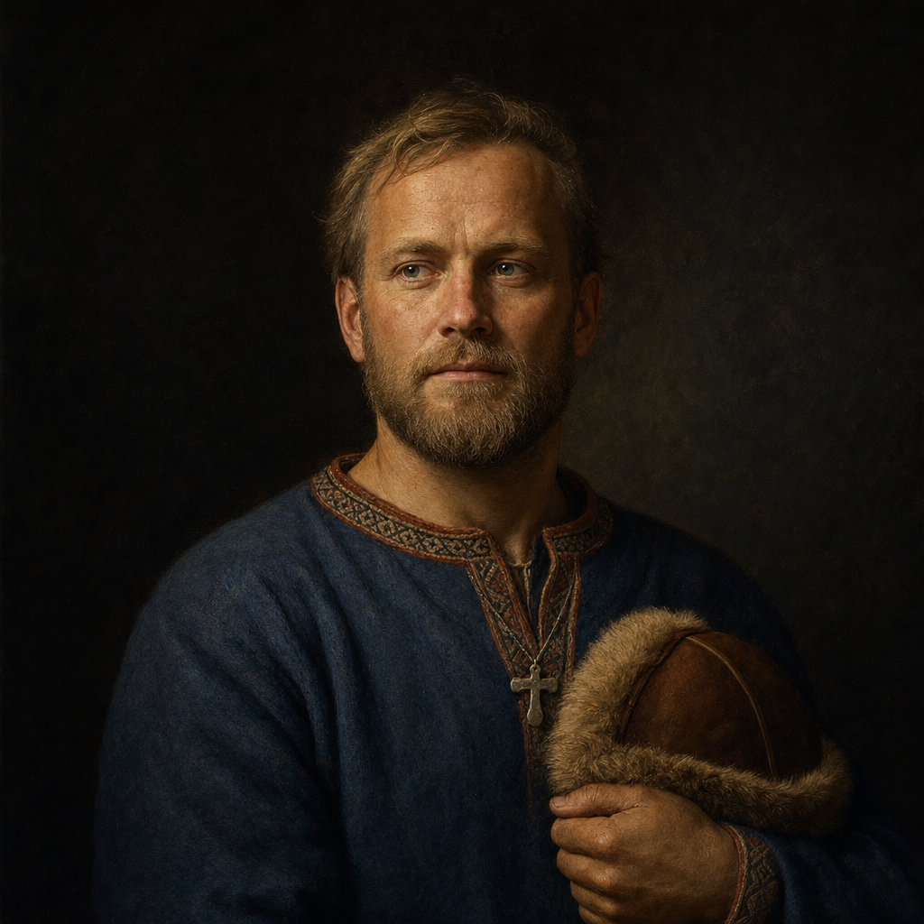 Portrait interpretation of The Christians of Sigtuna (AI-generated artwork, not documentary evidence)