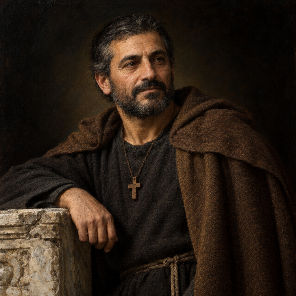 Portrait interpretation of The Christians of Stratonikeia (AI-generated artwork, not documentary evidence)