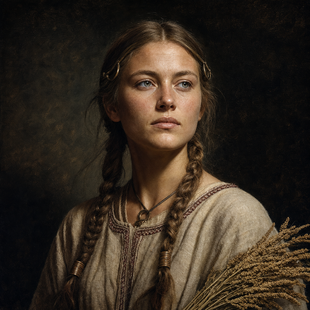 Portrait interpretation of The Early Slavs (AI-generated artwork, not documentary evidence)