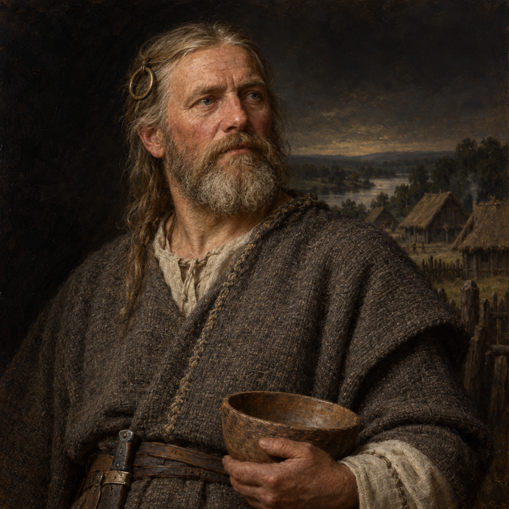 Portrait interpretation of The Elbe Slavs of Niederwünsch (AI-generated artwork, not documentary evidence)
