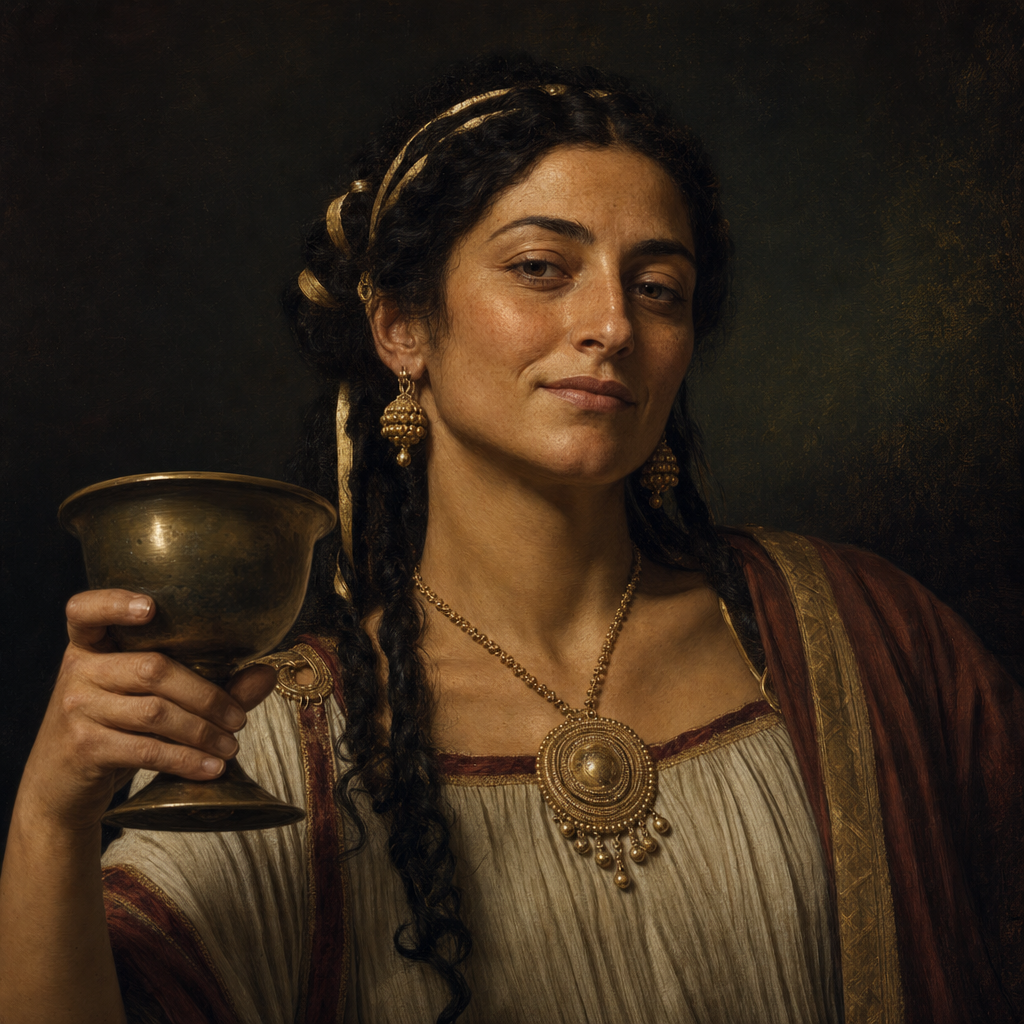 Portrait interpretation of The Etruscans (AI-generated artwork, not documentary evidence)