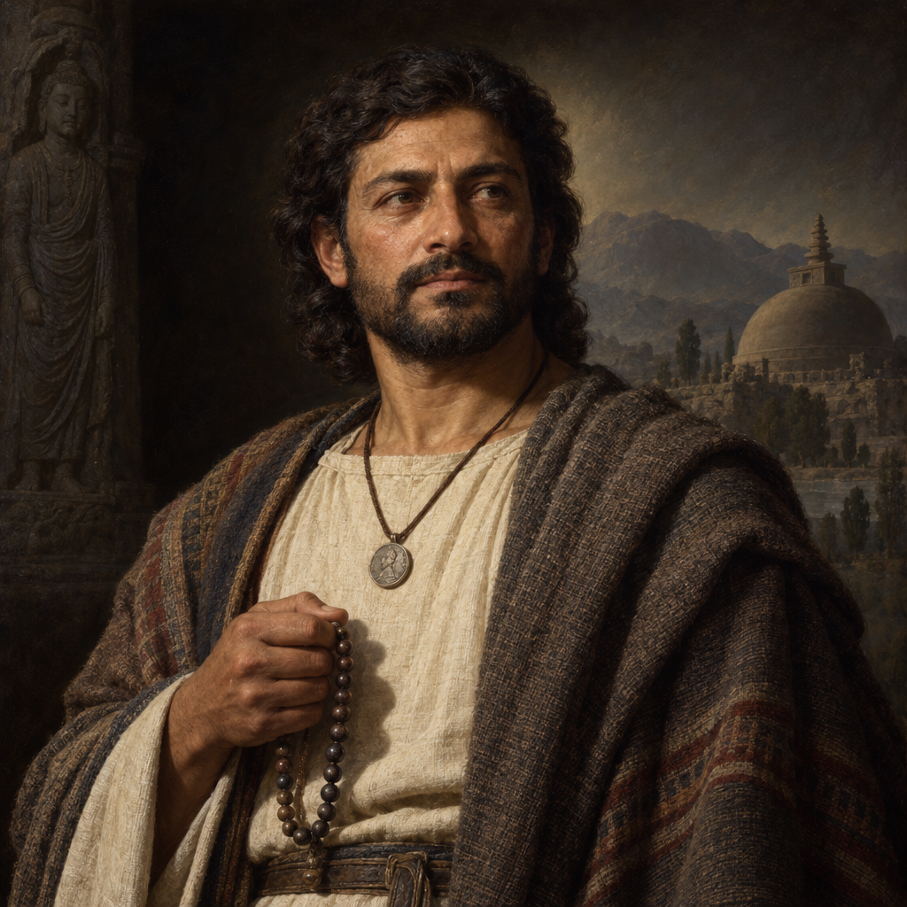 Portrait interpretation of The Gandharans of the Early Historic Age (AI-generated artwork, not documentary evidence)