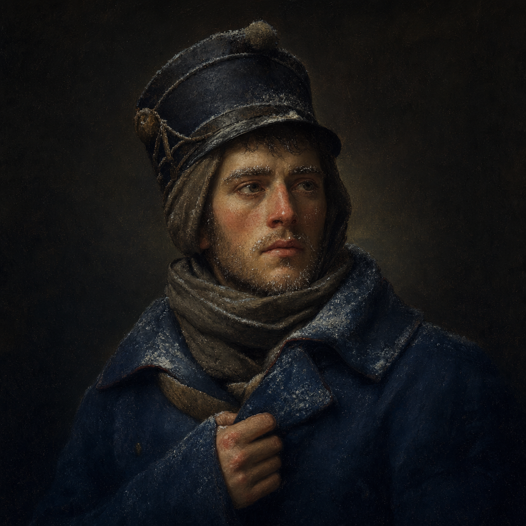 Portrait interpretation of The Grande Armée of Vilnius (AI-generated artwork, not documentary evidence)