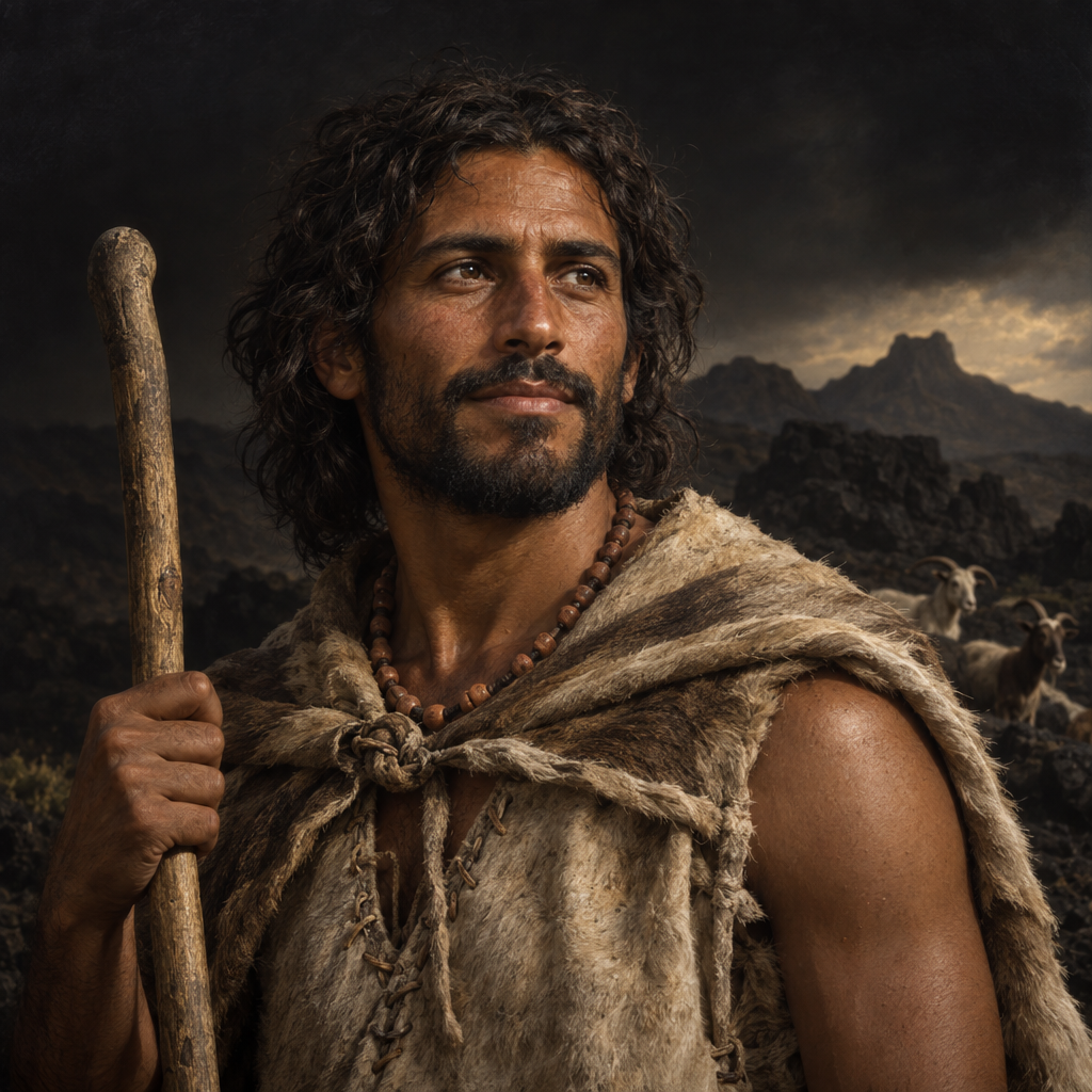 Portrait interpretation of The Guanches (AI-generated artwork, not documentary evidence)