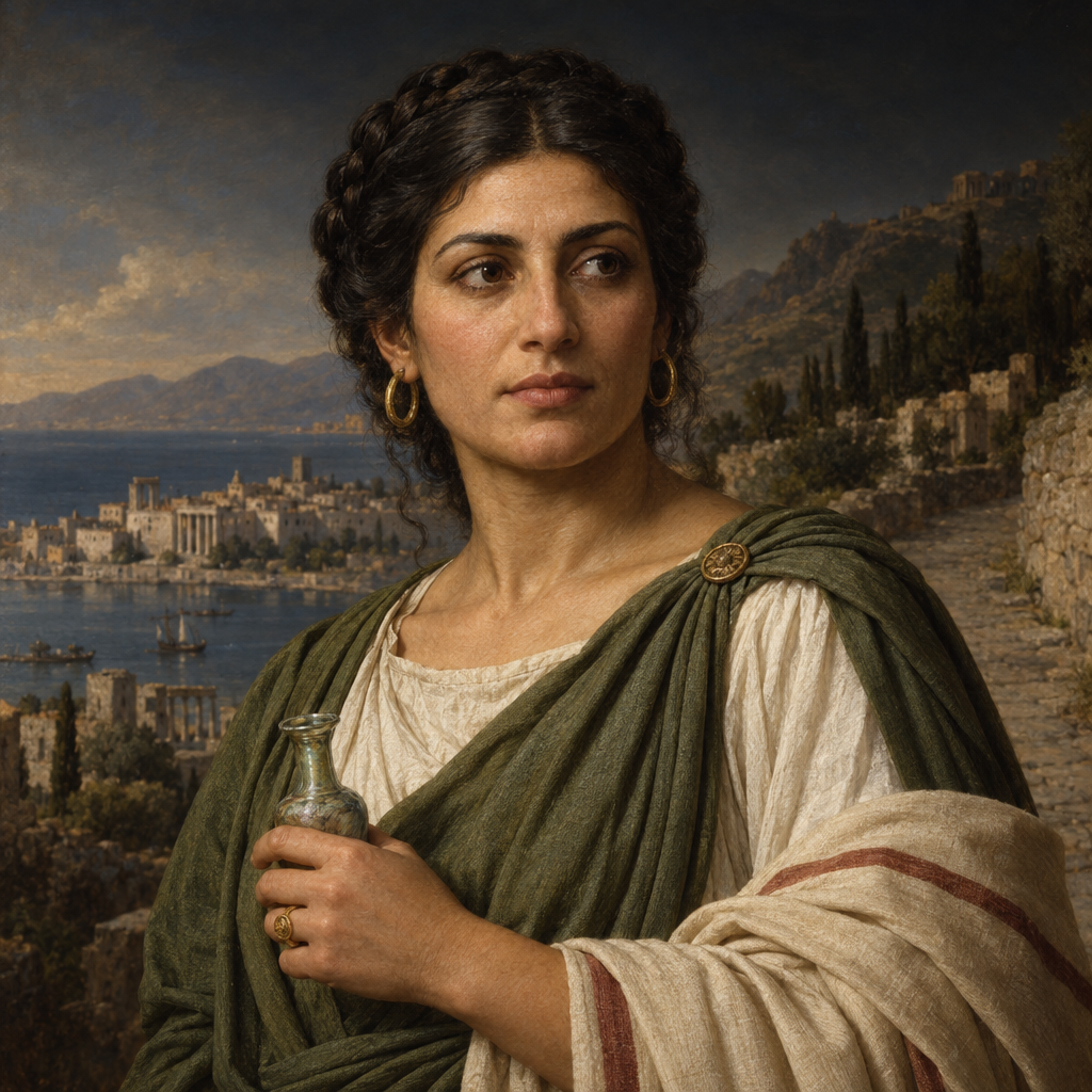 Portrait interpretation of The Hellenistic and Roman Lebanese (AI-generated artwork, not documentary evidence)