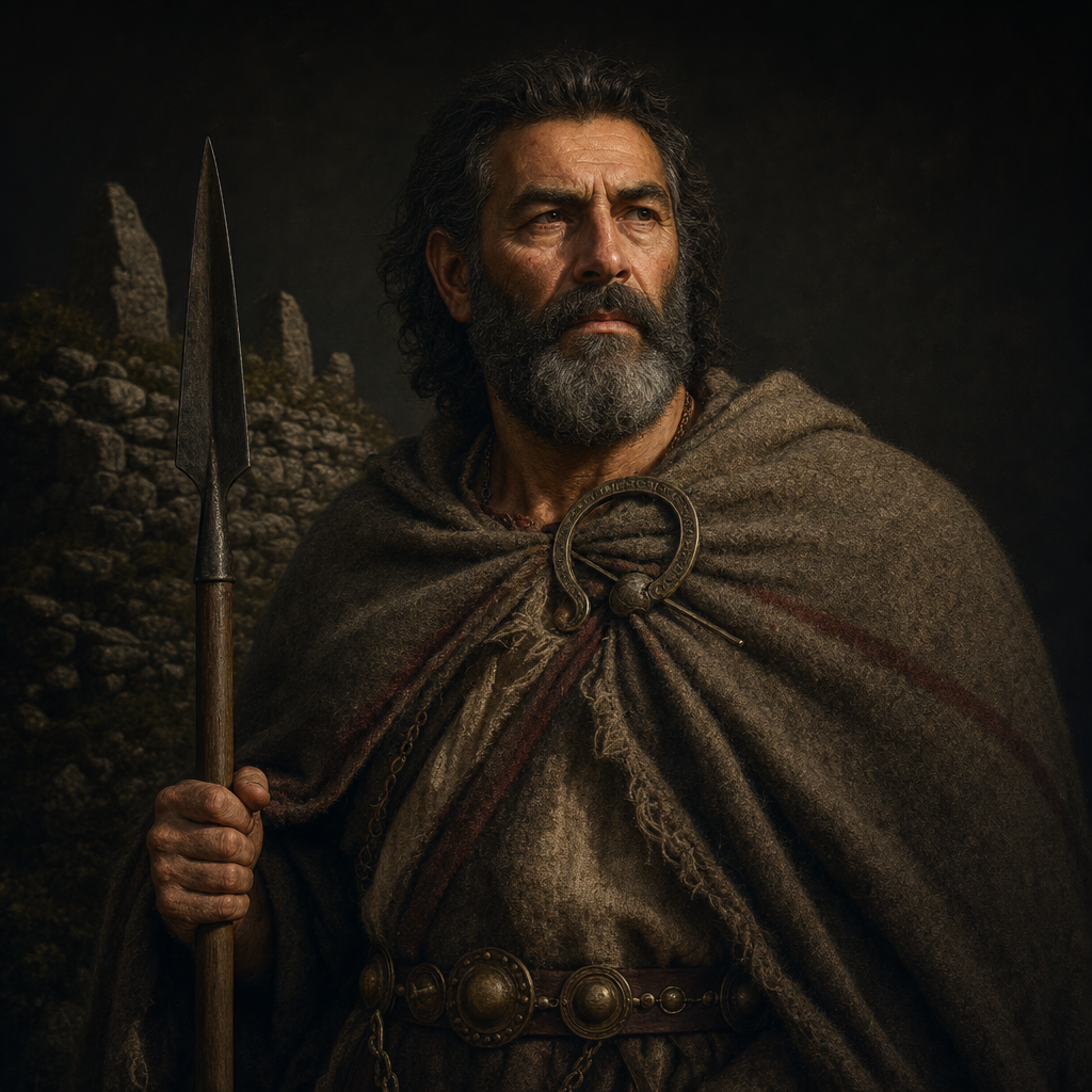 Portrait interpretation of The Illyrians of Montenegro (AI-generated artwork, not documentary evidence)