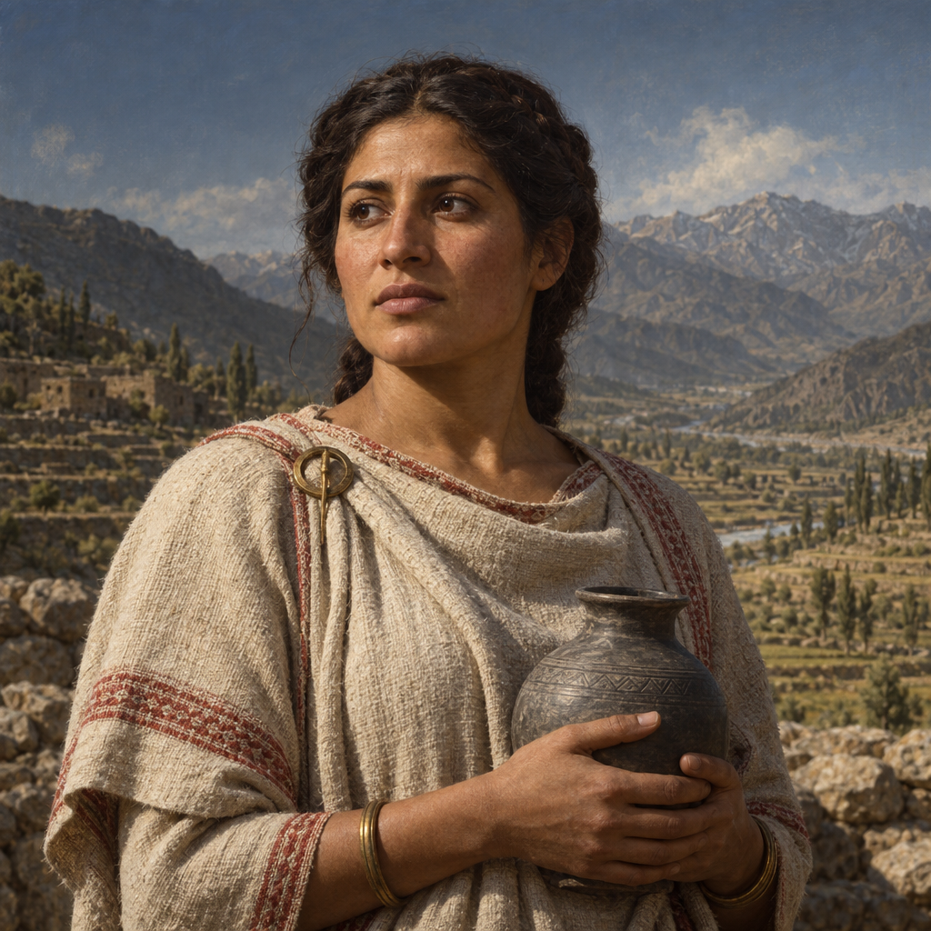 Portrait interpretation of The Iron Age People of the Swat Valley (AI-generated artwork, not documentary evidence)