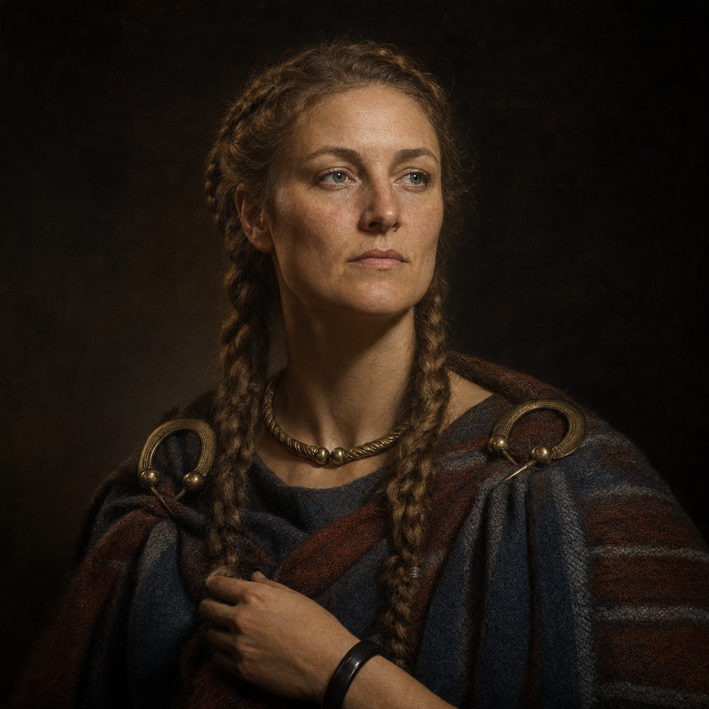 Portrait interpretation of The La Tène Celts of Bohemia (AI-generated artwork, not documentary evidence)