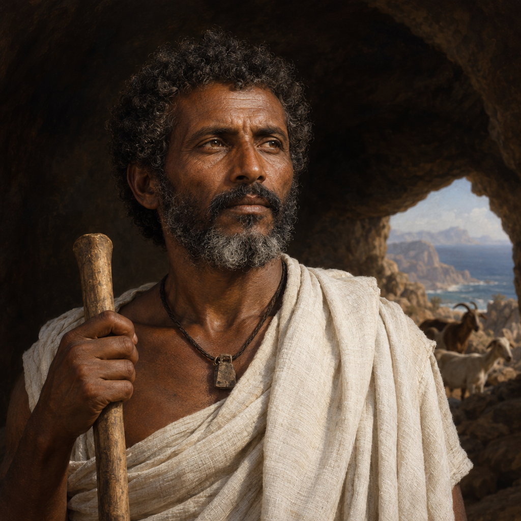 Portrait interpretation of The Medieval Islanders of Soqotra (AI-generated artwork, not documentary evidence)