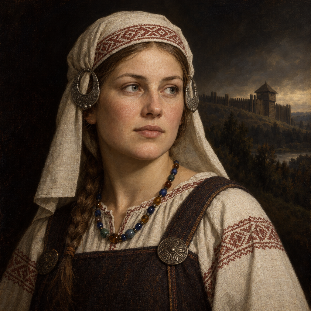 Portrait interpretation of The Medieval Rus' of Galicia (AI-generated artwork, not documentary evidence)