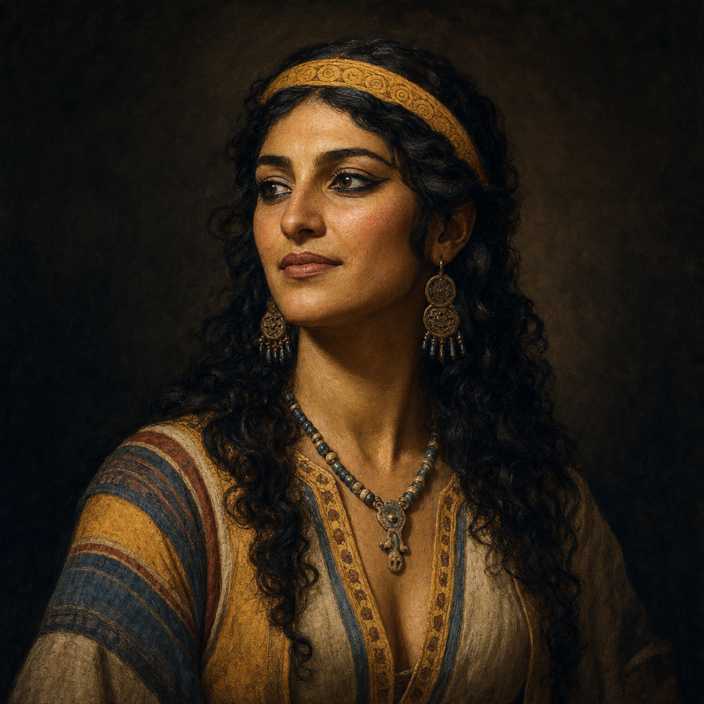 Portrait interpretation of The Minoans (AI-generated artwork, not documentary evidence)