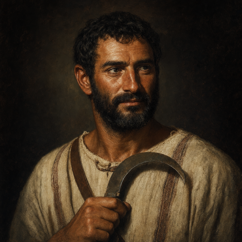 Portrait interpretation of The Mycenaeans of Mygdalia (AI-generated artwork, not documentary evidence)