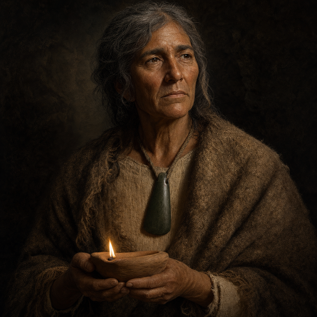 Portrait interpretation of The Neolithic Peloponnesians (AI-generated artwork, not documentary evidence)