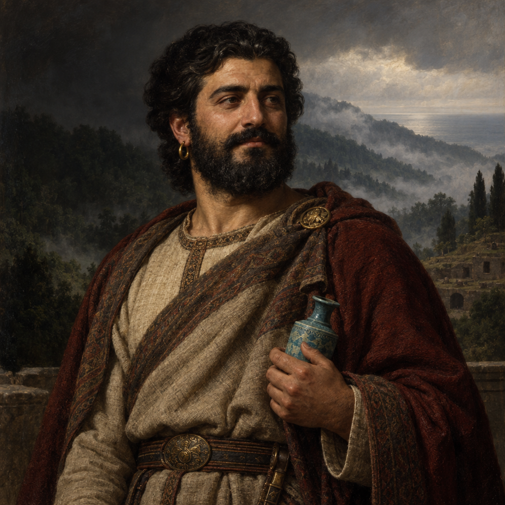 Portrait interpretation of The Parthians of Gilan (AI-generated artwork, not documentary evidence)