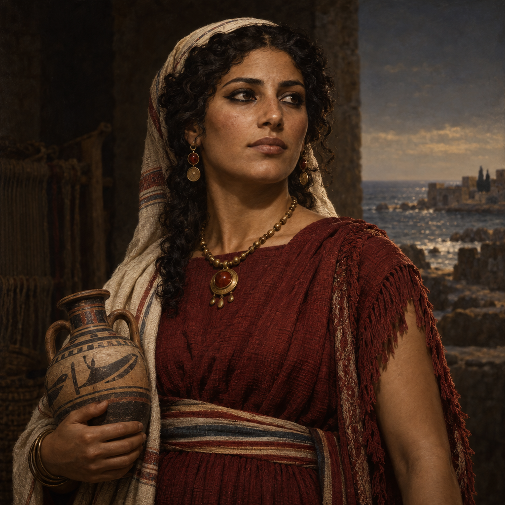 Portrait interpretation of The Phoenicians of Achziv (AI-generated artwork, not documentary evidence)