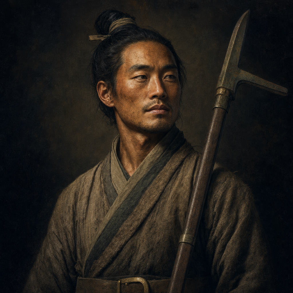 Portrait interpretation of The Qin Ancestors (AI-generated artwork, not documentary evidence)