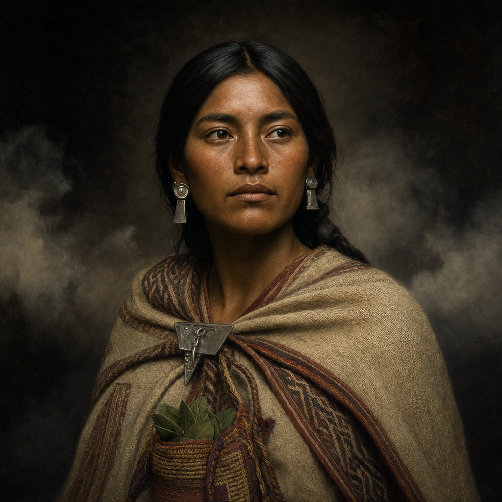 Portrait interpretation of The Retainers of Machu Picchu (AI-generated artwork, not documentary evidence)