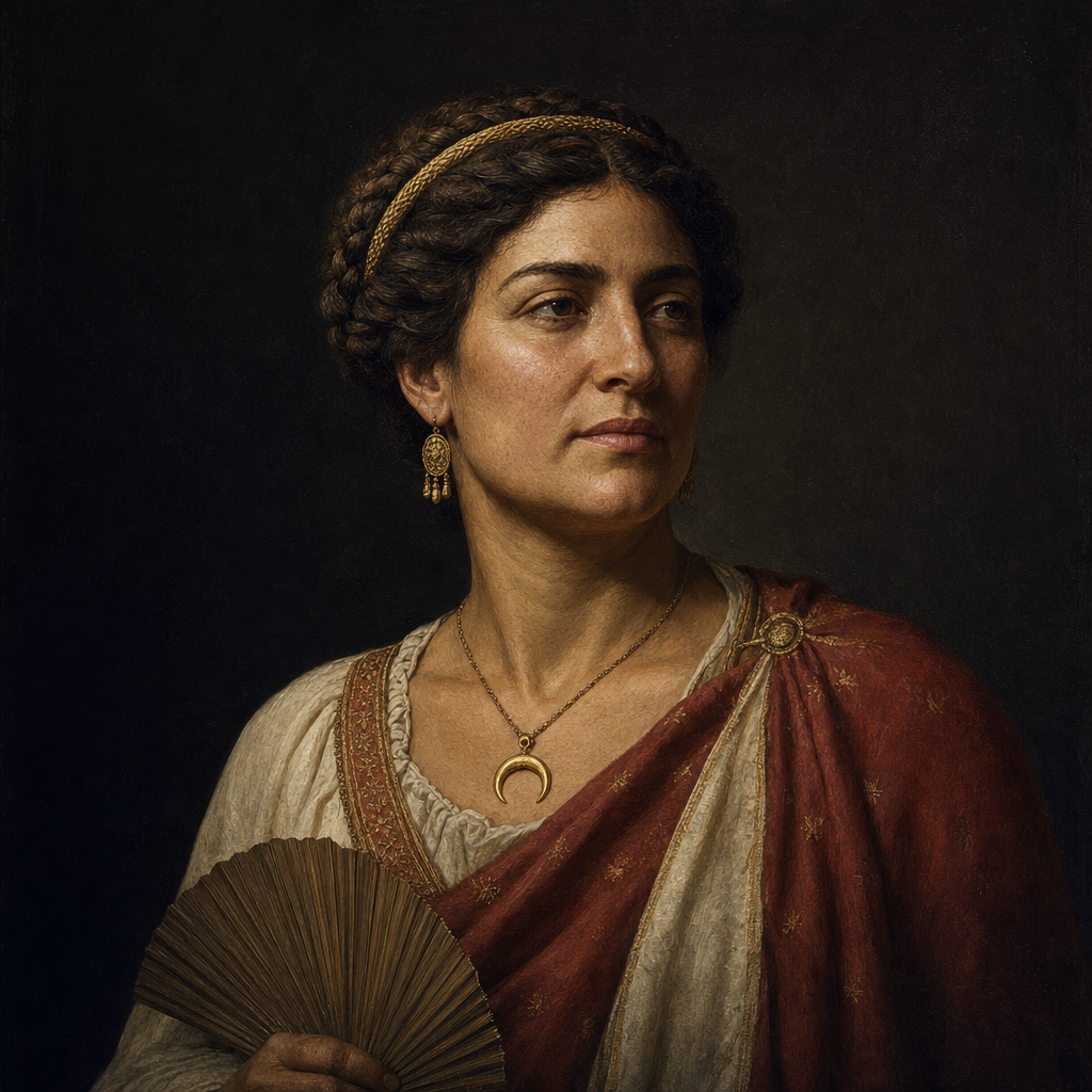 Portrait interpretation of The Romans of Doclea (AI-generated artwork, not documentary evidence)