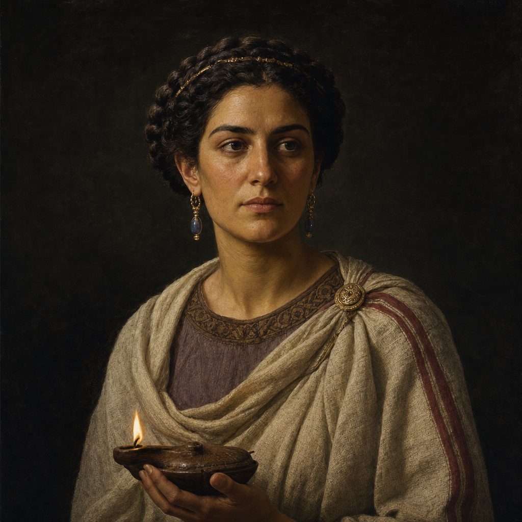 Portrait interpretation of The Romans of Naissus (AI-generated artwork, not documentary evidence)