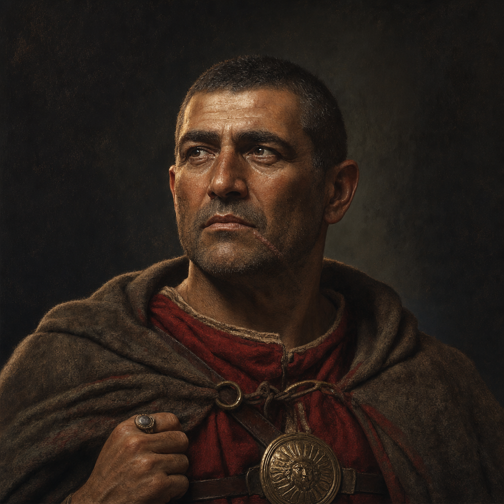 Portrait interpretation of The Romans of Viminacium (AI-generated artwork, not documentary evidence)