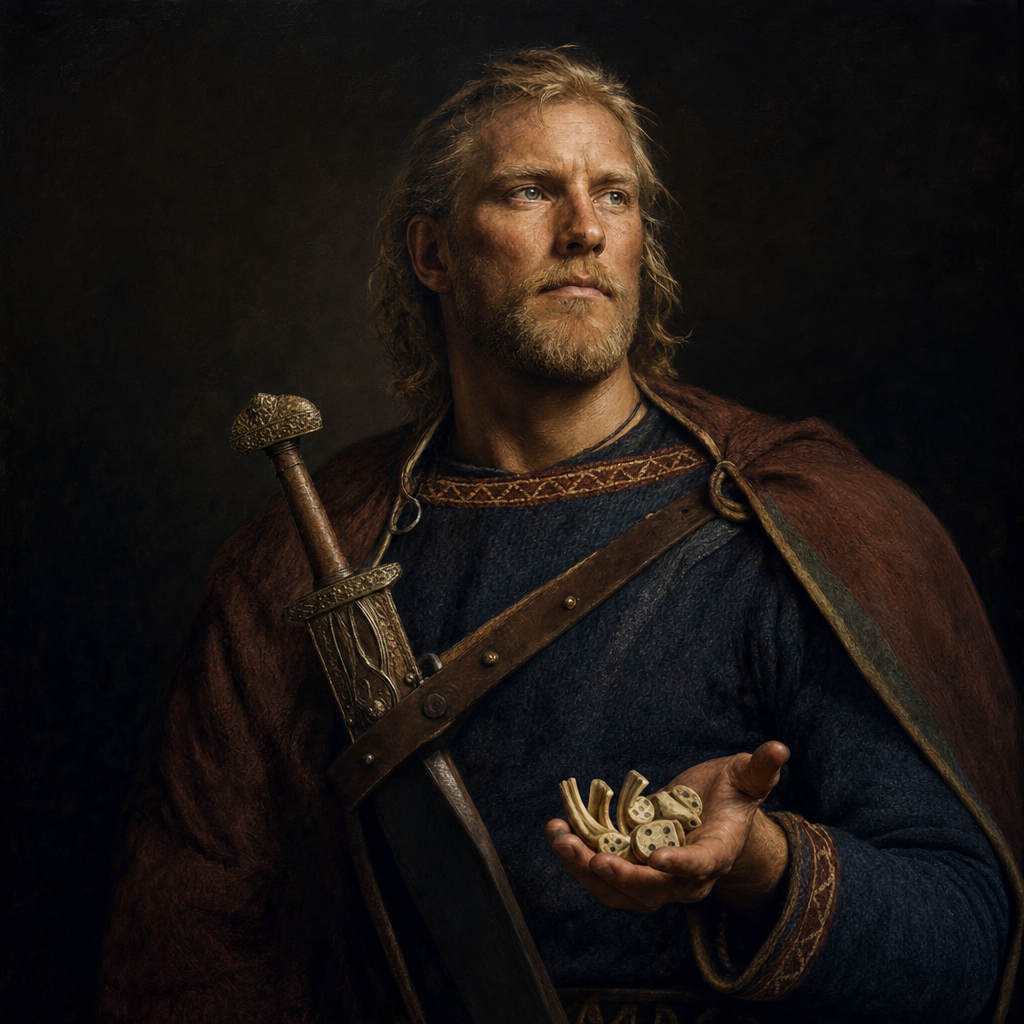 Portrait interpretation of The Salme Ship Warriors (AI-generated artwork, not documentary evidence)