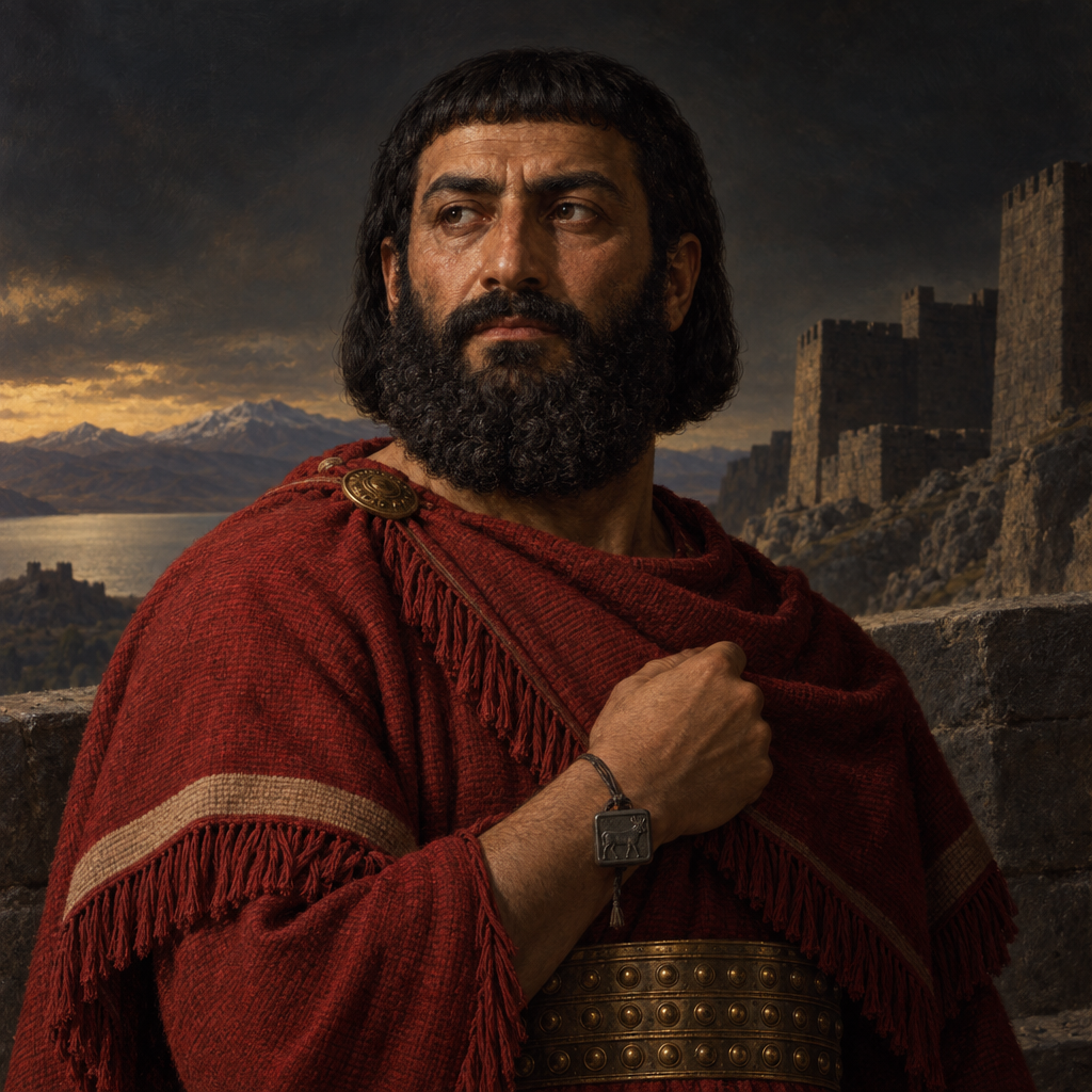 Portrait interpretation of The Urartians (AI-generated artwork, not documentary evidence)