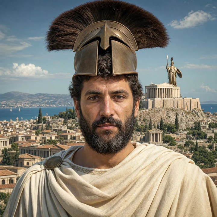 Artistic interpretation of the Aegean (AI-generated artwork, not documentary evidence)