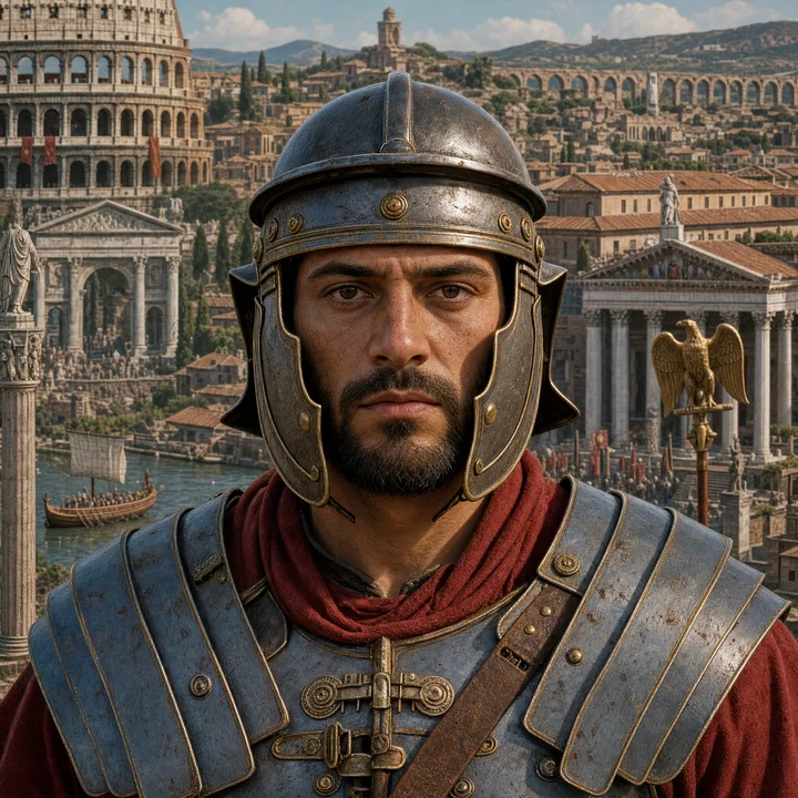 Artistic interpretation of the Imperial Italy (AI-generated artwork, not documentary evidence)