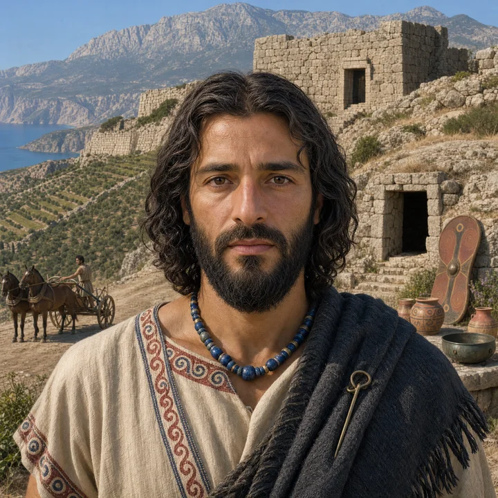 Artistic interpretation of the Mycenaean (AI-generated artwork, not documentary evidence)