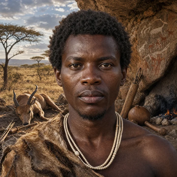 Artistic interpretation of the Sub Saharan African (AI-generated artwork, not documentary evidence)